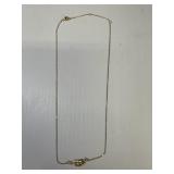 Golden Feather Necklace