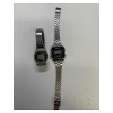 2  Vintage Icd Watches work Timex & Ultratech
