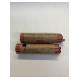 Mixed Dates wheat cents 1940s 1950s no steel