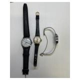 3 Vintage Watches 2 Timex 1 Caravelle