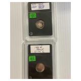 1957-1964 Silver Proof Rainbow Toned Dimes