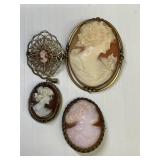 Cameo Lot of 4