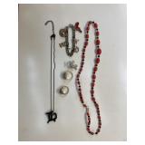 Lot of Jewelry Florida Motif s/steel Charm Bracele