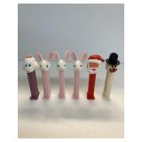 Lot of 6 Holiday theme Pez dispensers
