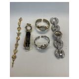 4 Fashion watches work & Bracelet Fossil parts