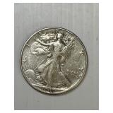1947 Walking Liberty Silver Half Dollar