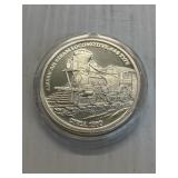 American Steam Locomotive Ounce Silver Round