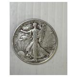 1941 S Walking Liberty Silver Half Dollar