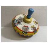 Vintage Ohio Art Tin Top Toy 1950s pressed tin