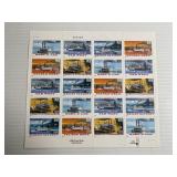 1995 USA Post Office River Boat Stamps Full Set