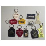 10 Vintage Advertising Keychains