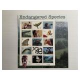 1995 USA Post Office Endangered Species Stamps