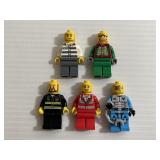 Lot of 5 Vintage 1980s / 1990s Lego Mini Figures