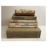 LOT OF 10 VINATGE/ANTIQUE BOOKS (SOME 1800S)