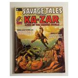 Vintage 1975 Savage Tages KA-ZAR Comic Book