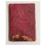 ORIGINAL 1900 PITTSBURGH & LAKE ERIE RR RULES BOOK