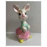 Vintage Easter Bunny Statue 1970s Vintage