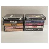 LOT OF 10 ROCK & ROLL CASSETTE TAPES