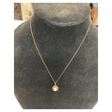 12 K GF 18.5" necklace with cameo