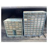 LOT OF 2 MEATL BOLT/SCREW ORGANIZERS