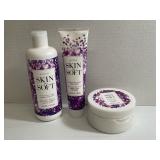 Avon Skin So Soft Winter Lavender 3 set new