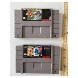 2 UNTESTED SNES YOSHIS ISTAND MARIO