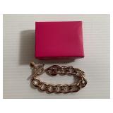 Avon Rose Gold Color Chain Bracelet New in Box