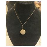 12k gf 18" necklace and locket