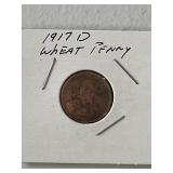 1917D WHEAT PENNY