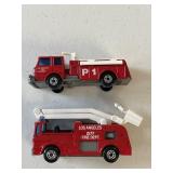 1981 VINTAGE MATCHBOX FIRE TRUCKS