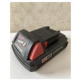 MILWAKEE LITHION-ION M 18 BATTERY