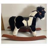 Black & White Rocking horse full size