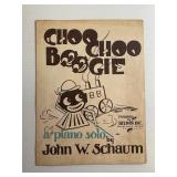 Antique Choo Choo Boogie Black Americana Piece