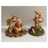 Lot of 2 Winnie The Pooh Ceramic Figures