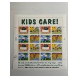Full Set of USA Post Office Kids Care! Stamps