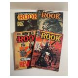 Lot of 4 Vintage 1980s Rook Comic Books