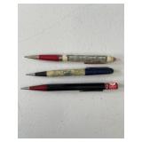 3 VINATGE MECHANICAL PENCILS: ARMCO, ASTEN DRYER,