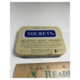 Sucrets Metal Lozenges Container Merck Sharp