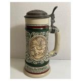 1978 Rainbow Trout Fishing Beer Stein With Lid