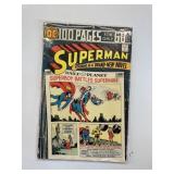 1975 DC COMICS 100 PG, SUPERBOY BATTLE SUPERMAN