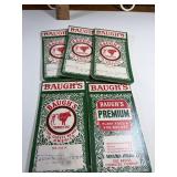 5 Unused Writing Tablets Advertising Baugh