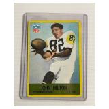 Vintage 1965 Steelers John Hilton Football Card