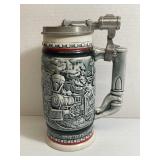 1982 Steam Locomotive Beer Stein wit Lid