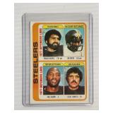 Vintage 1978 Steelers Leaders Football Card