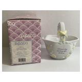Vintage Enesco Easter Flower Basket Vase