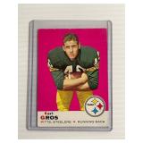 Vintage 1970 Steelers Earl Gros Football Card