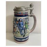 1984 Baseball History Beer Stein with Lid