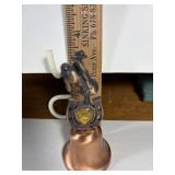 Copper Rodeo Bell with Horseshoe
