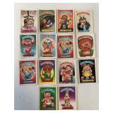 1980'S TOPPS GARBAGE PAIL KIDS - LOT OF 14