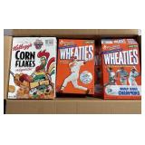 Lot of 6 Wheaties Cereal Sports Themed Boxes